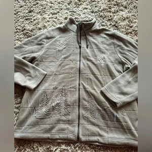 Tanjay size medium zip up vintage sweater